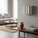 Afbeelding laden in galerijweergave, Linbron Linnen Wandlamp Natuurlijke Stoffen Kap Moderne Wandlamp voor Slaapkamer