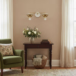 Load image into Gallery viewer, Artivo Layered Brass Vanity Light - Modern Sleek Style Home Bath Accent
