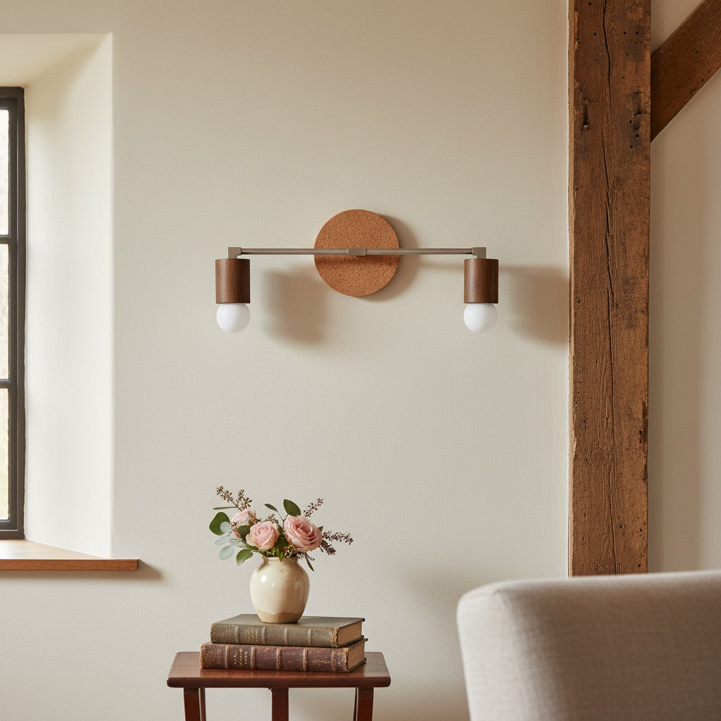 Mobilux Spherical Design Modern Natural Sconce for Bedroom & Study