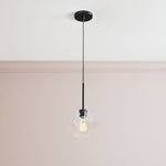 Load image into Gallery viewer, Talvior Faceted Pendant Light – Adjustable Glass Light Fixture
