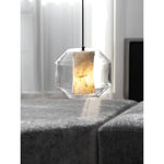 Bild in die Galerieansicht laden, Glas Alabaster-Pendelleuchte