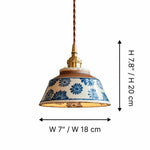 Cargar imagen en el visor de la Galería, Dimension guide showing 7 inch width and 7.8 inch height