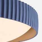 Load image into Gallery viewer, Ribbed Acrylic Resin Flush Mount Ceiling Light