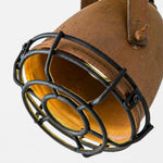Cargar imagen en el visor de la Galería, Black protective cage and rust metal shade detail