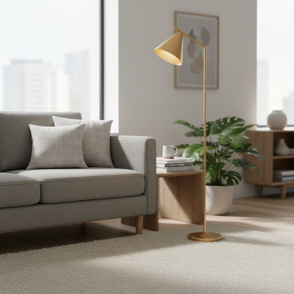 Oricone moderne vloerlamp voor taken met verstelbare arm – Cape-stijl leeslamp