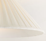 Load image into Gallery viewer, Luvora Pleated Shade Flush Mount - Fabric Round Design for Low Ceilings
