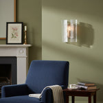 Load image into Gallery viewer, Velora Layered Textured Glass Wall Lamps - Suitable for Living Rooms and Hallways