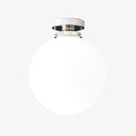 Load image into Gallery viewer, Glorica Glass 12 Inch Globe Ceiling Light - Frosted Glass Art Deco Pendant And Flush Mount
