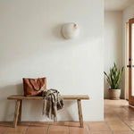 Load image into Gallery viewer, OrbisMuse Elegant Natural Stone Globe Wall Sconce - Minimalist Light for Hallways