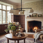 Load image into Gallery viewer, Metio Dome Multi-Head Pendant Light for Dining and Living Room
