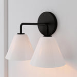 Load image into Gallery viewer, Conica Cone Wall Sconce - 1, 2, 3-Light Modern Glass Lighting
