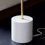 Load image into Gallery viewer, Alessora Sphere Stem Floor Lamp – Metal Frame Marble Base Elegant Lighting
