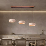 Load image into Gallery viewer, Wabi Sabi Style Travertine Stone Pendant Light