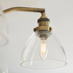 Charger l’image dans la visionneuse de la galerie, Plafonnier semi-encastré d'inspiration vintage Novera avec bras courbés pour espaces de vie