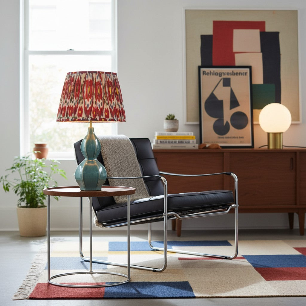 Thalune Tafellamp in Zeewier Keramiek – Sculpturale Kustgloed voor Slaapkamers en Woonkamers