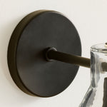 Load image into Gallery viewer, Glavira Recycled Glass Double Sconce - Indoor Brass Wall Lighting
