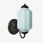 Load image into Gallery viewer, Eloise Brass Wall Sconce – Elegant Milk Glass Vintage Lighting
