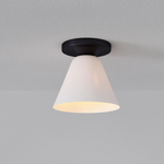 Load image into Gallery viewer, Conica Cone Flush Mount – Glass Ceiling Light for Modern Spaces
