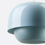 Load image into Gallery viewer, Clinco Dual-Layer Nested Metal Shades Colorful Pendant Light for Dining &amp; Entryway
