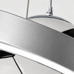Cargar imagen en el visor de la Galería, Silver ring integrated LED detail