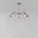 Load image into Gallery viewer, Selvion Elegant 5-Light Globe Chandelier – Modern Glass Pendant Lighting Fixture
