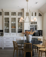 Load image into Gallery viewer, Diora Pendant Light -  Modern Metal Fixture with Linen Shades
