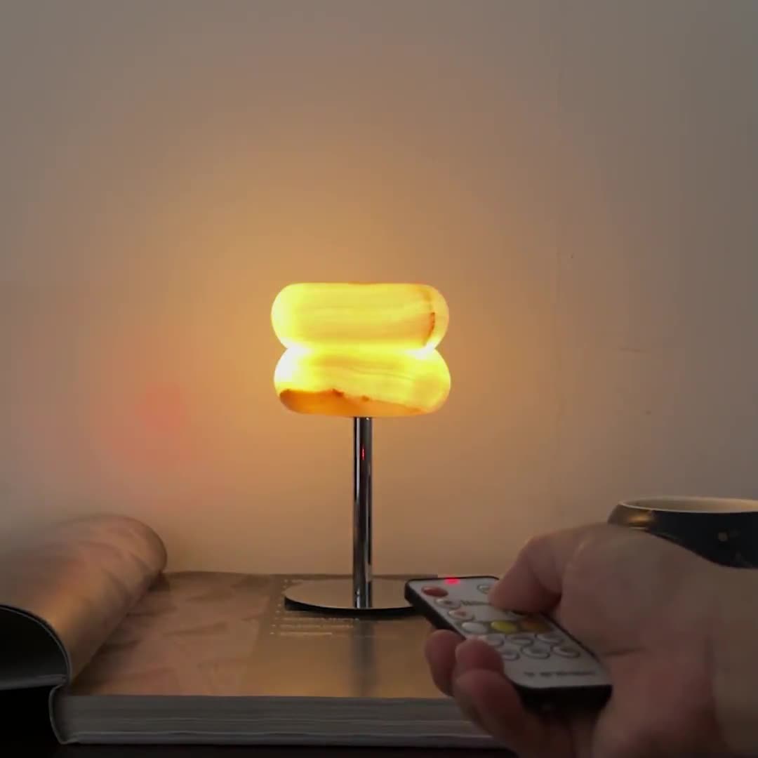 Jade Donut Tischlampe