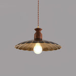 Load image into Gallery viewer, Brass Crest Pendant Light