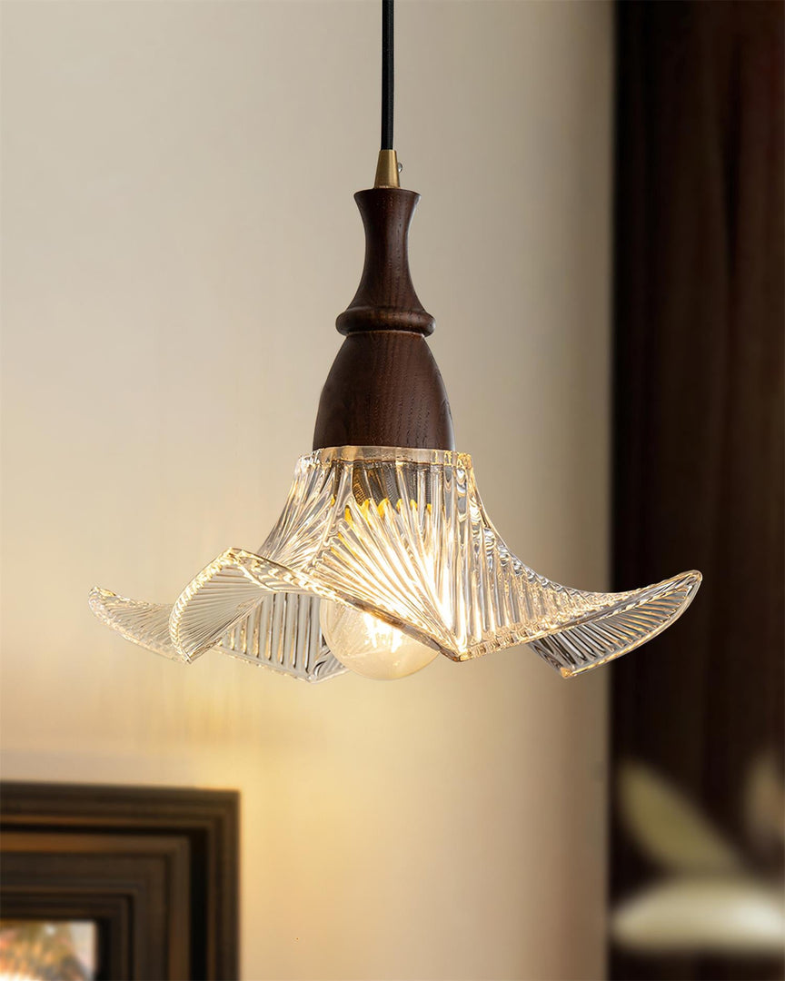 Lampa wisząca Lila ze szkła