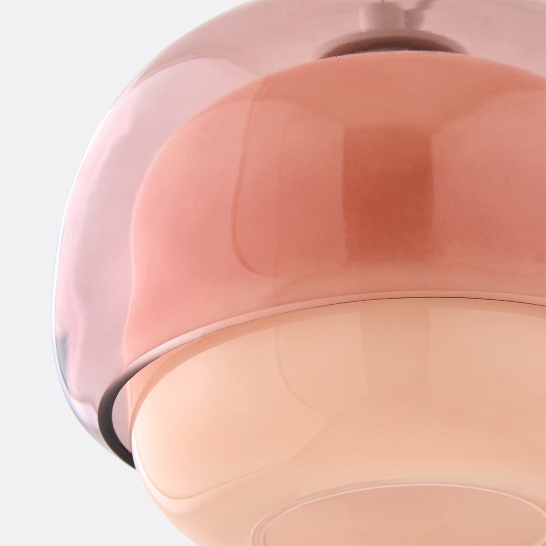 Clinco Modern Double Stained Glass Pendant Light for Living room