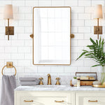Load image into Gallery viewer, Derlina White Linen Shades Wall Lamp – Retro Metal Multi-Head Lighting Fixture
