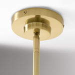 Load image into Gallery viewer, Galvia Champagne Bronze 6-Light Chandelier - Metal Adjustable
