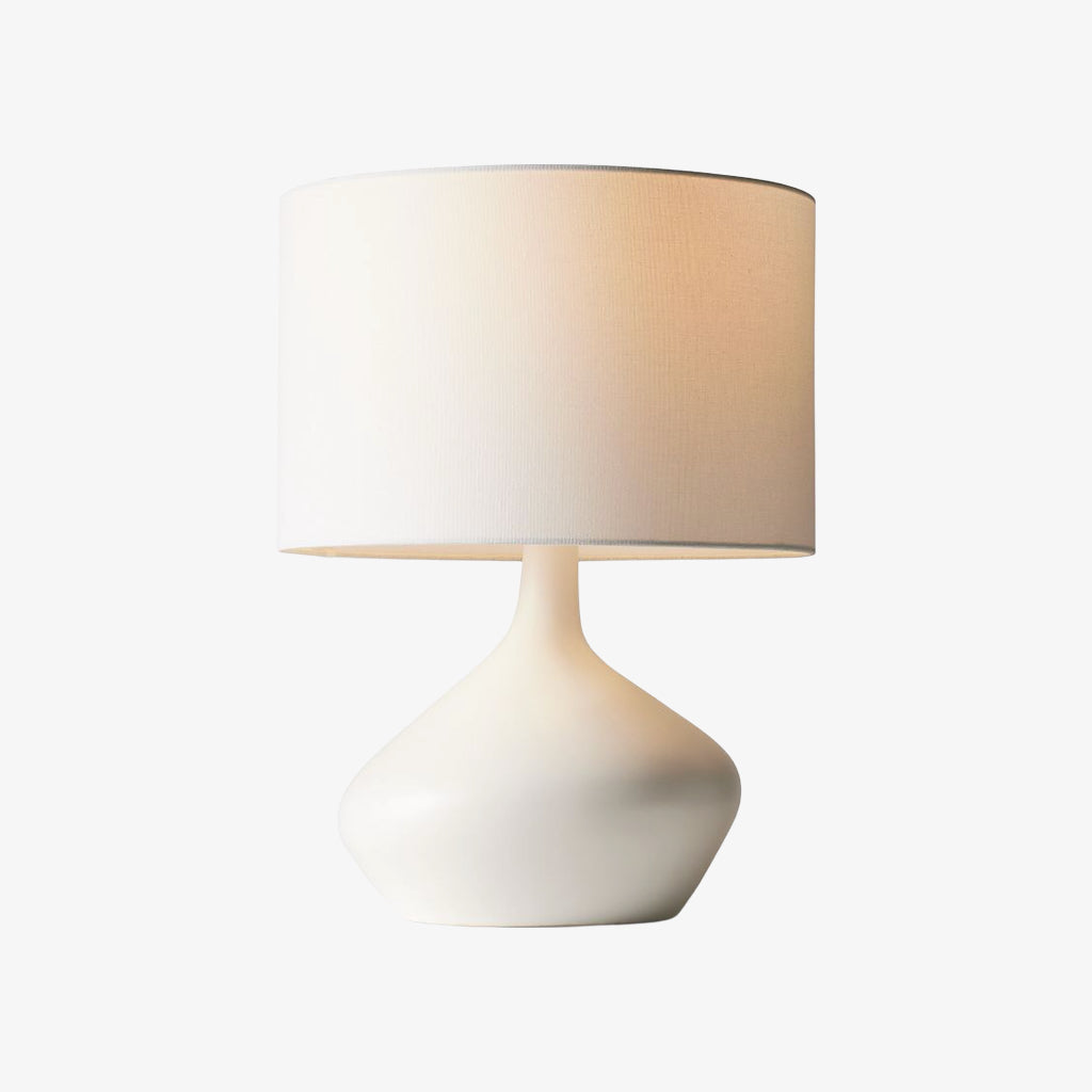 Lumo Moderne Asymmetrische Tafellamp - Artistiek Keramisch Lichaam Sfeerverlichting voor Eigentijds Huis en Kantoor