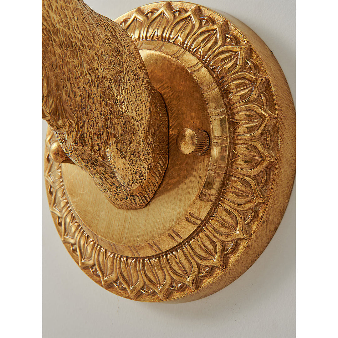 Antler Kristall Wandleuchte