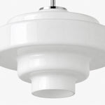 Load image into Gallery viewer, Koloro Glass Ceiling Light — Layered Rounded Design Lampshade for Hallway or Cloakroom