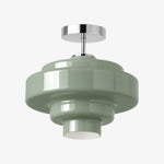 Load image into Gallery viewer, Koloro Glass Ceiling Light — Layered Rounded Design Lampshade for Hallway or Cloakroom
