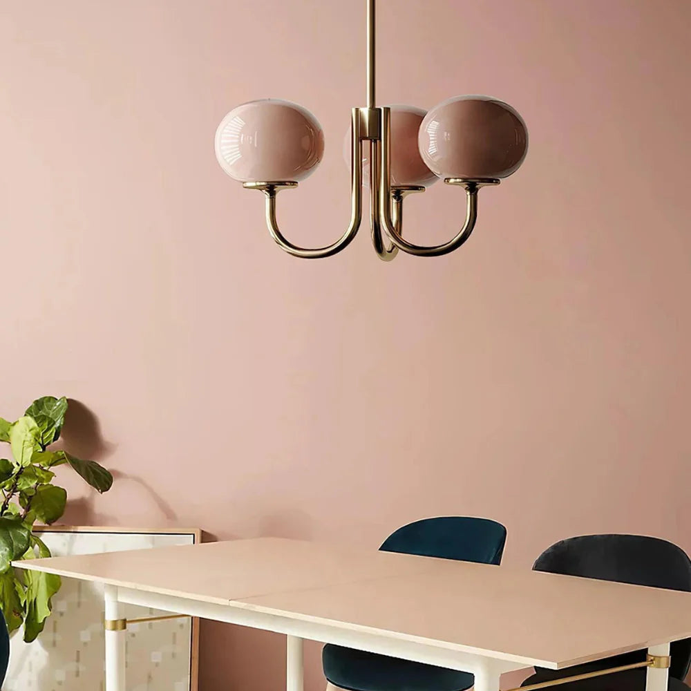 Candelabro Moderno Marshmallow de Vidrio