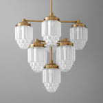 Load image into Gallery viewer, Tierlux Glass Multi-Tiered Glass Modern Pendant for Living &amp; Dining

