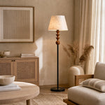 Load image into Gallery viewer, Micahell Modern Floor Lamp – Cascading Shell Shade Standing Lamp for Bedroom
