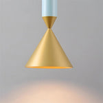 Load image into Gallery viewer, Vertara Minimal Cone Pendant Light – Sleek Architectural Hanging Lamp for Dining and Kitchen