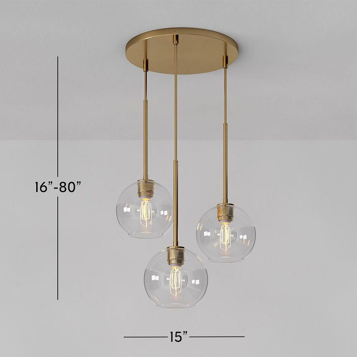 Selvion Minimalist Crystal Chandelier - Handcrafted Glass Sculptural Lighting Fixture