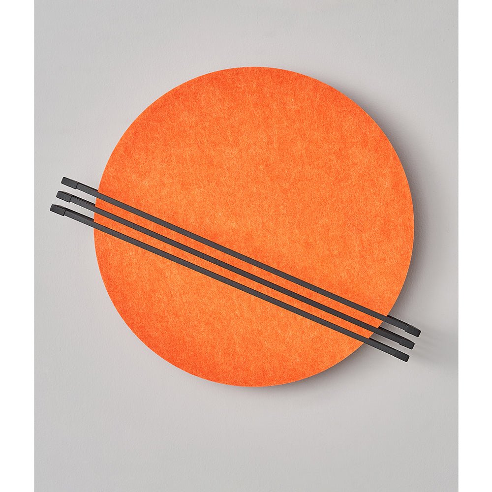 Aplique de pared Abstract Sunrise de fieltro