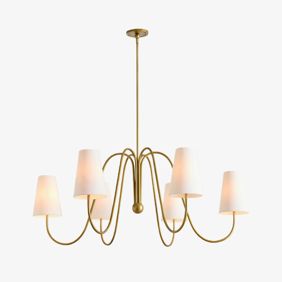 Serena Vintage Metal Chandelier - Multi-Arm Chandelier for Home Interior