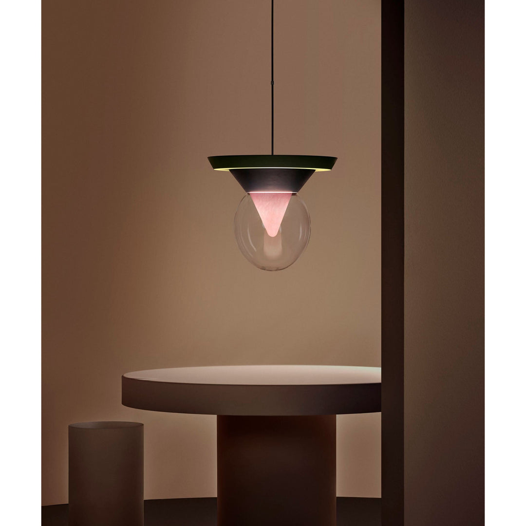 Lampa wisząca Eirene ze szkła