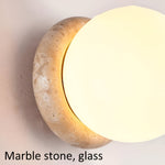 Cargar imagen en el visor de la Galería, Luz de Pared Exterior de Travertino Asteroide