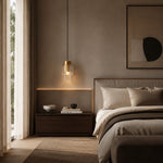 Bild in die Galerieansicht laden, Scene: brass bedside pendant