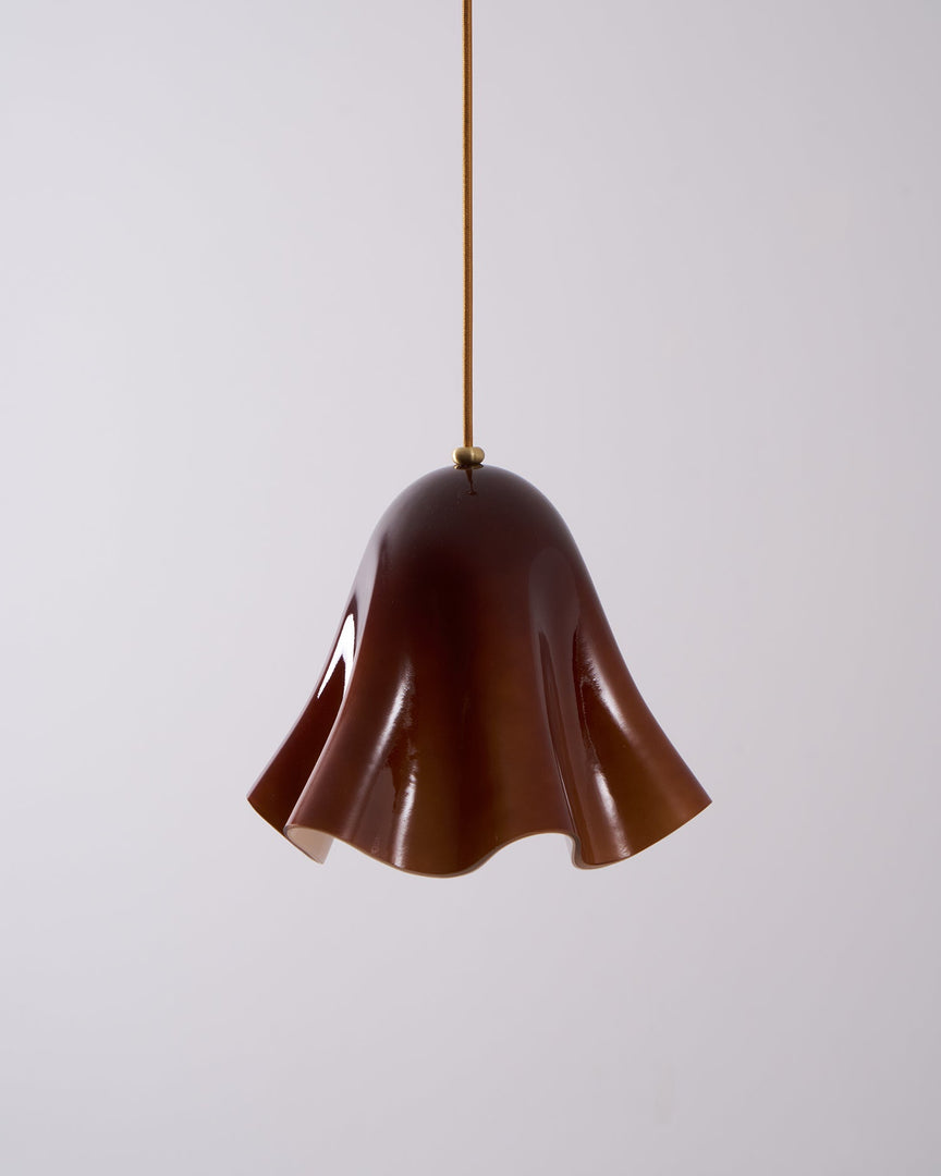 Bellina Artistic Glass Pendant Light - Modern Bloom Inspired Hanging Ceiling Lamp
