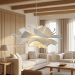 Afbeelding laden in galerijweergave, Blossenari Noordse Bloem Design Hanglamp – Sculpturale Bloemvormige Plafondlamp voor Woonkamer N34