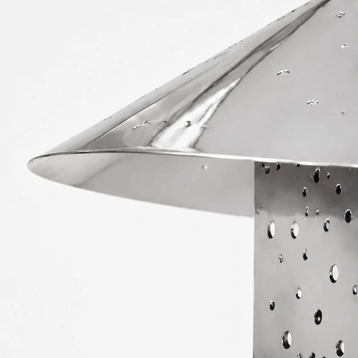 Bauhaus Hollow Silver Single Pendant Light