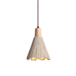 Cargar imagen en el visor de la Galería, Lámpara colgante LED retro crema estilo Wabi-Sabi